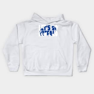 Let's Go Buffalo! Blue Buffalo Kids Hoodie